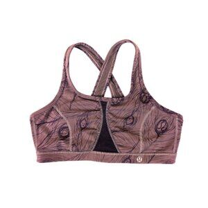Lululemon Athletica size 8 Sports Bra - purple peacock